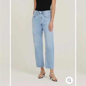 AGOLDE SALE! - Agolde 90s Mid Rise Loose Fit Crop Jeans in Replica